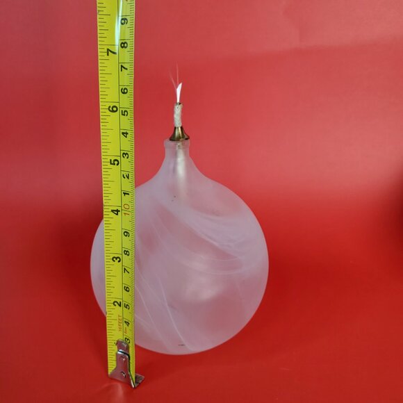 Oil Lamp Vintage Alabaster oil lamp Made in Turkey - Picture 9 of 9